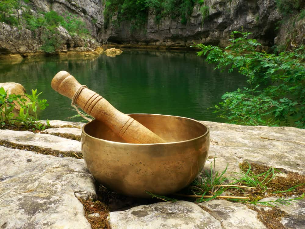 bol tibétain dans la nature